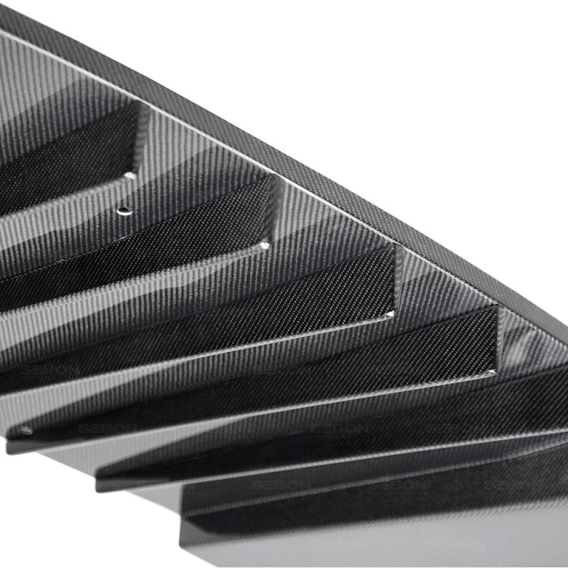 Seibon [15-21 WRX/STI] Carbon Fiber Rear Diffuser | seiRD18SBIMP - JDMuscleDiffusers and Vortex GeneratorsseiRD18SBIMP