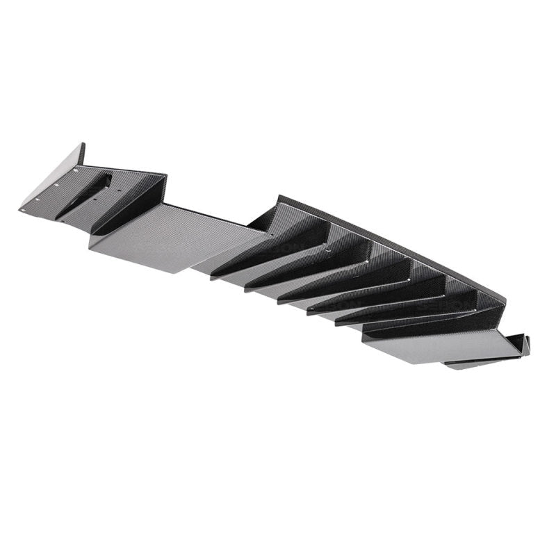 Seibon [15-21 WRX/STI] Carbon Fiber Rear Diffuser | seiRD18SBIMP - JDMuscleDiffusers and Vortex GeneratorsseiRD18SBIMP