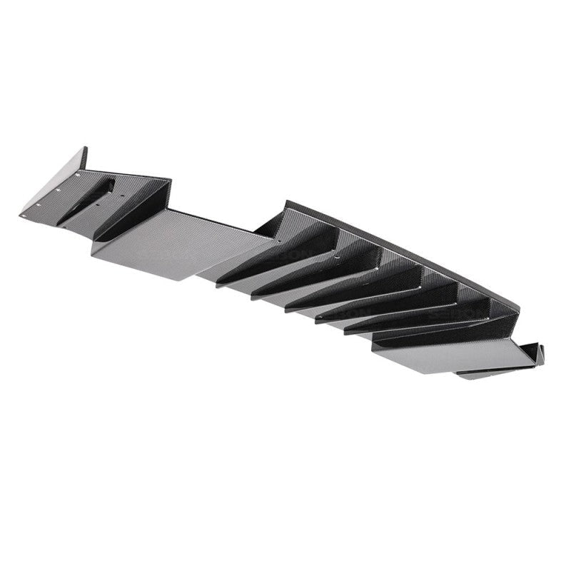 Seibon [15-21 WRX/STI] Carbon Fiber Rear Diffuser | seiRD18SBIMP - JDMuscleDiffusers and Vortex GeneratorsseiRD18SBIMP