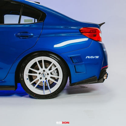 Seibon [15-21 WRX/STI] Carbon Fiber Rear Diffuser | seiRD18SBIMP - JDMuscleDiffusers and Vortex GeneratorsseiRD18SBIMP
