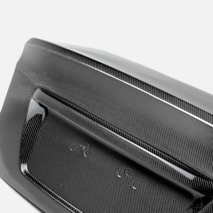 Seibon [15 - 21 WRX/STI] OEM - Style Carbon Fiber Trunk Lid w/o Emblem Recess | TL15SBIMP - NE - JDMuscleTrunksseiTL15SBIMP-NE
