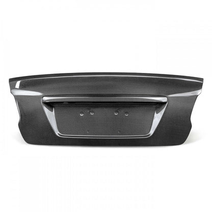 Seibon [15 - 21 WRX/STI] OEM - Style Carbon Fiber Trunk Lid w/o Emblem Recess | TL15SBIMP - NE - JDMuscleTrunksseiTL15SBIMP-NE