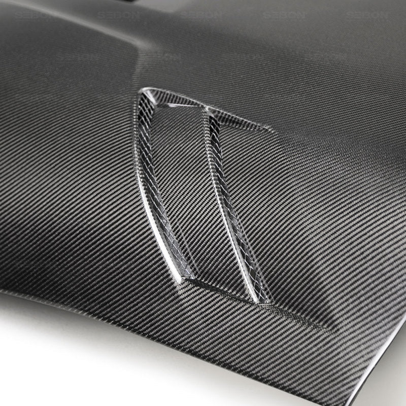 Seibon 20 - 23 Supra TSII - Style Double Sided Carbon Fiber Hood | HD20TYSUP - TSII - DS - JDMuscleHoodsseiHD20TYSUP-TSII-DS