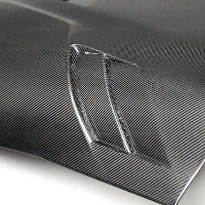 Seibon 20 - 23 Supra TSII - Style Double Sided Carbon Fiber Hood | HD20TYSUP - TSII - DS - JDMuscleHoodsseiHD20TYSUP-TSII-DS