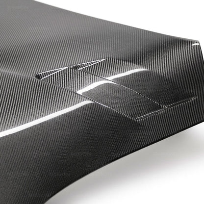 Seibon 20 - 23 Supra TSII - Style Double Sided Carbon Fiber Hood | HD20TYSUP - TSII - DS - JDMuscleHoodsseiHD20TYSUP-TSII-DS