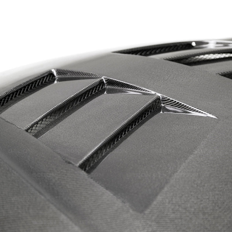 Seibon 20 - 23 Supra TSII - Style Double Sided Carbon Fiber Hood | HD20TYSUP - TSII - DS - JDMuscleHoodsseiHD20TYSUP-TSII-DS