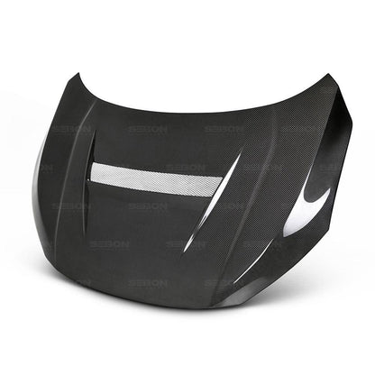 Seibon 2016-2017 Honda Civic Coupe/Sedan/Hatchback VS-Style Carbon Fiber Hood | HD16HDCV-VS