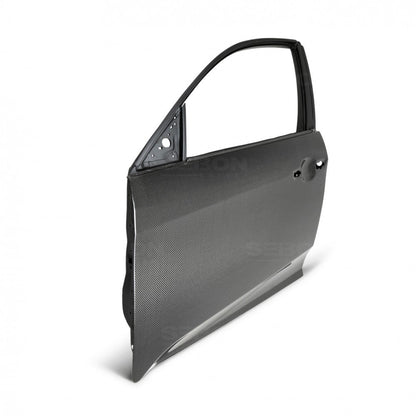 Seibon 2017 - 21 Honda Civic Type - R OE Style Gloss Carbon Fiber Front Doors | DD17HDCVR - F - JDMuscleDoorsseiDD17HDCVR-F