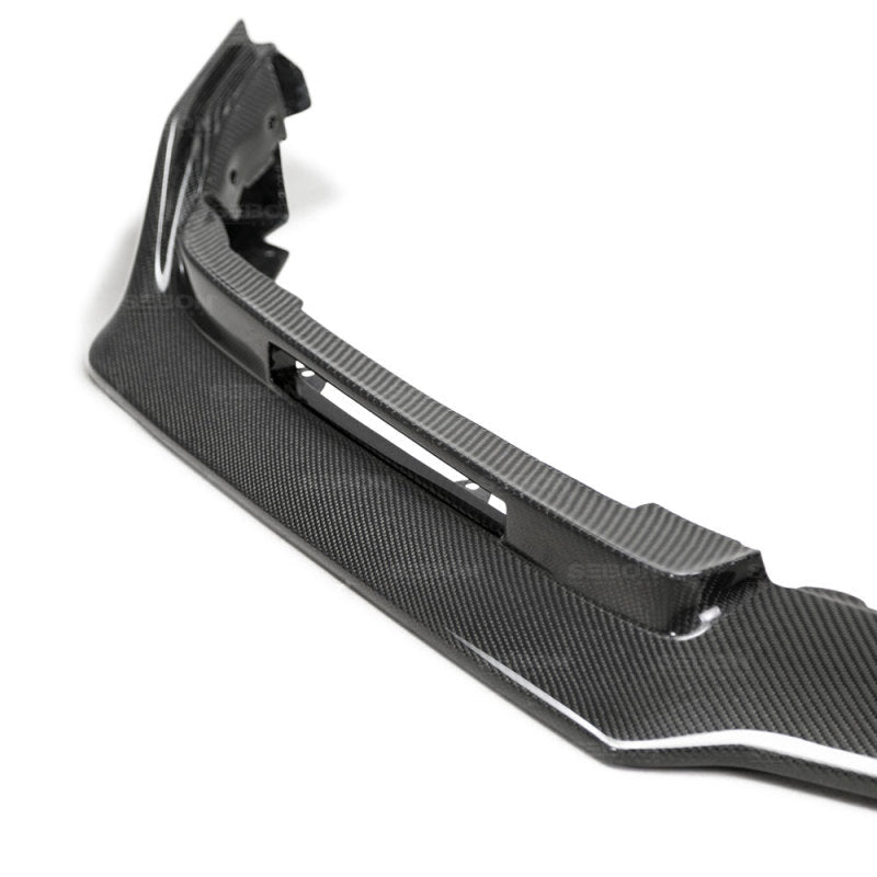 Seibon 2017 - 21 Honda Civic Type - R TA - Style Gloss Carbon Fiber Front Bumper Lip | FL17HDCVR - TA - JDMuscleFront LipsseiFL17HDCVR-TA