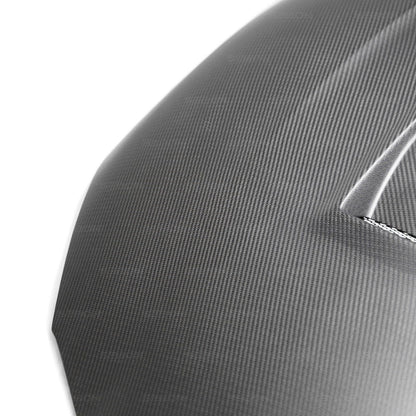 Seibon 2020 Toyota GR Supra TS - Style Red Pre - preg Carbon Fiber Hood | HD20TYSUP - TS - DRY - RC - JDMuscleHoodsseiHD20TYSUP-TS-DRY-RC
