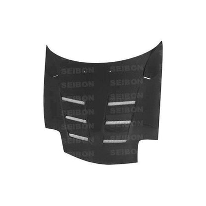 Seibon 93-02 Mazda RX7 FD3S TS Style Carbon Fiber Hood | HD9396MZRX7-TS