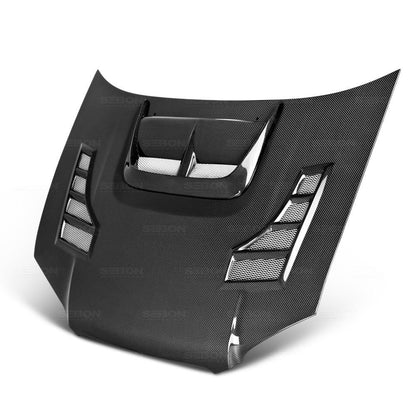 Seibon Carbon Fiber Hood CW style Subaru Impreza WRX/STI 2004-2005 | HD0405SBIMP-CW