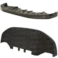 Seibon OEM Style Carbon Fiber Front Lip Spoiler for Nissan GTR 2009-2011 | FL0910NSGTR-OE