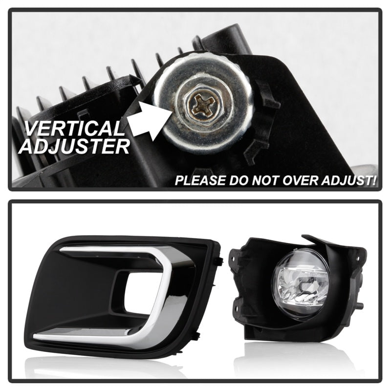 Seibon OEM Style LED Fog Lights w/ OEM Fit Switch Clear Toyota Sequoia 2018 - 2020 | 5087140 - JDMuscleFog Lightsspy5087140