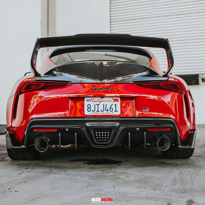 Seibon TD-Style Carbon Fiber Rear Spoiler 2020-21 Toyota GR Supra | seiRS20TYSUP-TD - JDMuscleSpoilers and WingsseiRS20TYSUP-TD
