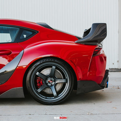 Seibon TD-Style Carbon Fiber Rear Spoiler 2020-21 Toyota GR Supra | seiRS20TYSUP-TD - JDMuscleSpoilers and WingsseiRS20TYSUP-TD