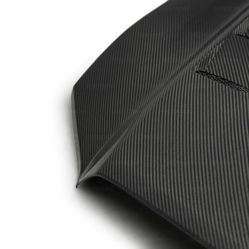 Seibon TS Style Carbon Fiber Hood Toyota Tacoma 2016 - 21 | HD18TYTA - TS - JDMuscleHoodsseiHD18TYTA-TS
