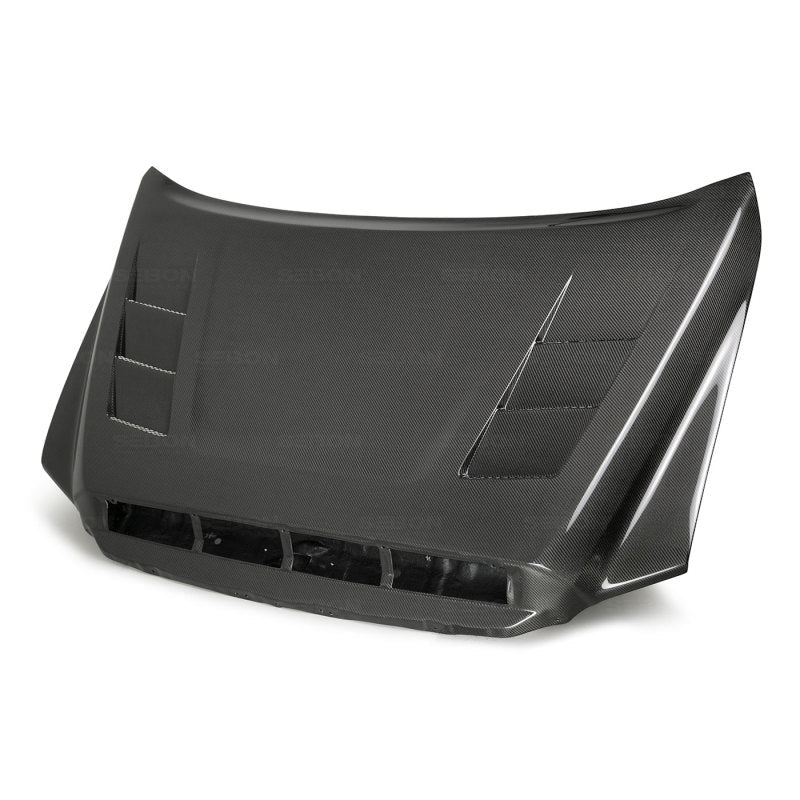 Seibon TS - Style Carbon Fiber Hood Toyota Tundra 2014 - 21 | HD14TYTU - TS - JDMuscleHoodsseiHD14TYTU-TS