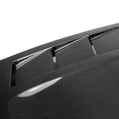 Seibon TS - Style Carbon Fiber Hood Toyota Tundra 2014 - 21 | HD14TYTU - TS - JDMuscleHoodsseiHD14TYTU-TS