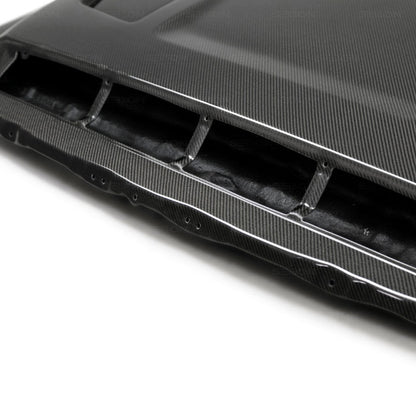 Seibon TS - Style Carbon Fiber Hood Toyota Tundra 2014 - 21 | HD14TYTU - TS - JDMuscleHoodsseiHD14TYTU-TS