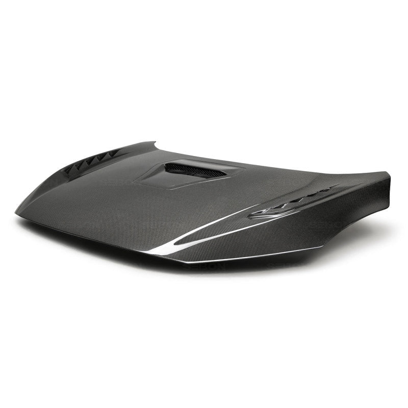 Seibon TSII Style Carbon Fiber Hood Honda Civic Type - R 2017 - 21 | HD17HDCVR - TSII - JDMuscleHoodsseiHD17HDCVR-TSII
