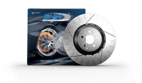 SHW 05 - 17 WRX STi 2.5L Front Drilled - Slotted Lightweight Brake Rotor - JDMuscleNon - CategorizedshwSFX40011