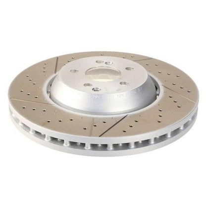 SHW 18 - 21 WRX 2.5L Front Drilled - Slotted Lightweight Brake Rotor - JDMuscleNon - CategorizedshwSFX41002