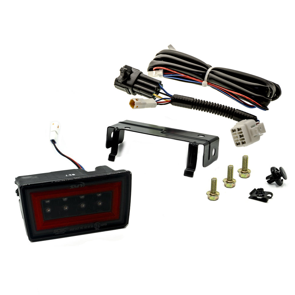 SMY F1 V3 Hyperflash Rear Brake Light Smoked w/ DRL Red Light Bar WRX 2022+ | SMY-F1V3-SMRD-VB