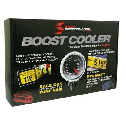 Snow Performance Stg 2 Boost Cooler F/I Prog. Water-Methanol Inj. Kit (SS Braided Line 4AN Fittings) - Universal-SNO-210-BRD-Water Injection-Snow Performance-JDMuscle