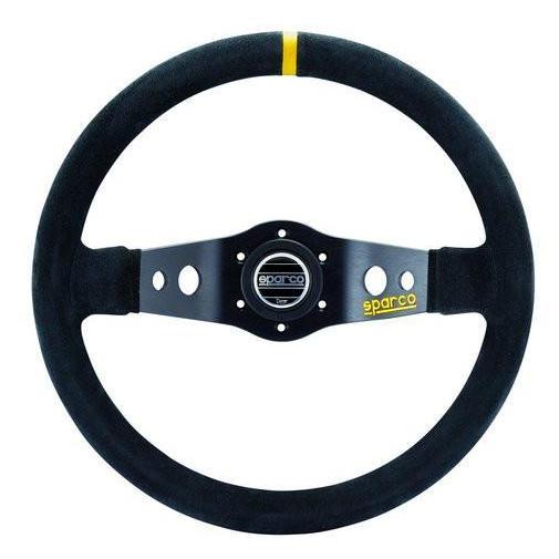 Sparco R 215 Competition Leather Steering Wheel - Universal-015R215CLN-015R215CLN-Steering Wheels-Sparco-JDMuscle