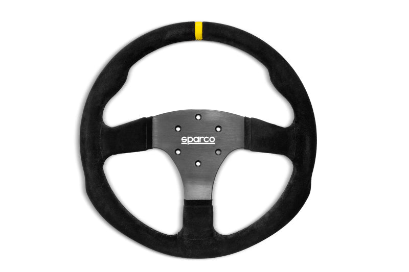 Sparco Steering Wheel R330B Suede w/ Button - JDMuscleNon - Categorizedspa015R330PSO