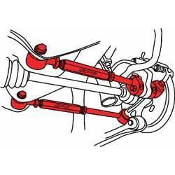 SPC Performance Rear EZ Arm XR Adjustable Control Arm Subaru Impreza (All) 1993-2007-67640-67640-Control Arms-SPC Performance-JDMuscle