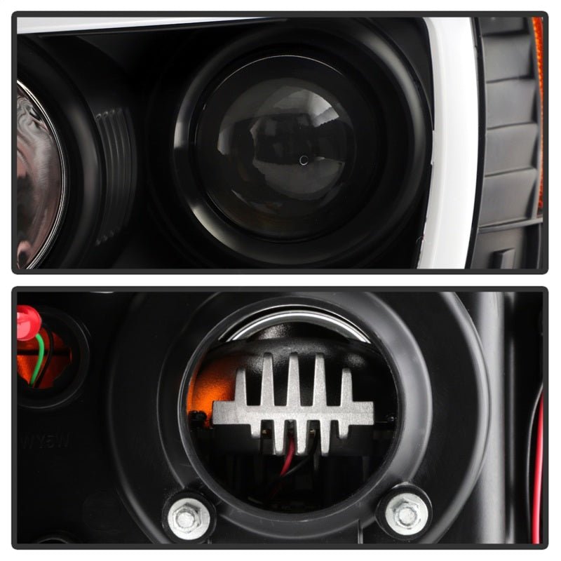 Spyder [05 - 11 Tacoma] V2 High - Power LED Headlights Black - JDMuscleHeadlightsspy5088185