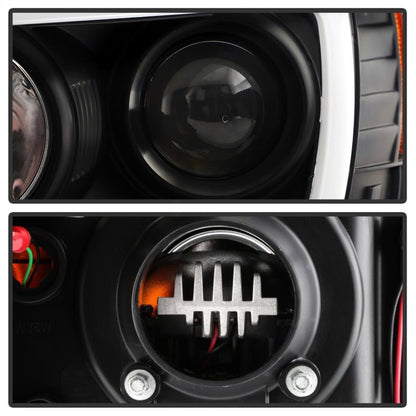 Spyder [05 - 11 Tacoma] V2 High - Power LED Headlights Black - JDMuscleHeadlightsspy5088185