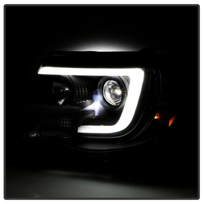 Spyder [05 - 11 Tacoma] V2 High - Power LED Headlights Black - JDMuscleHeadlightsspy5088185