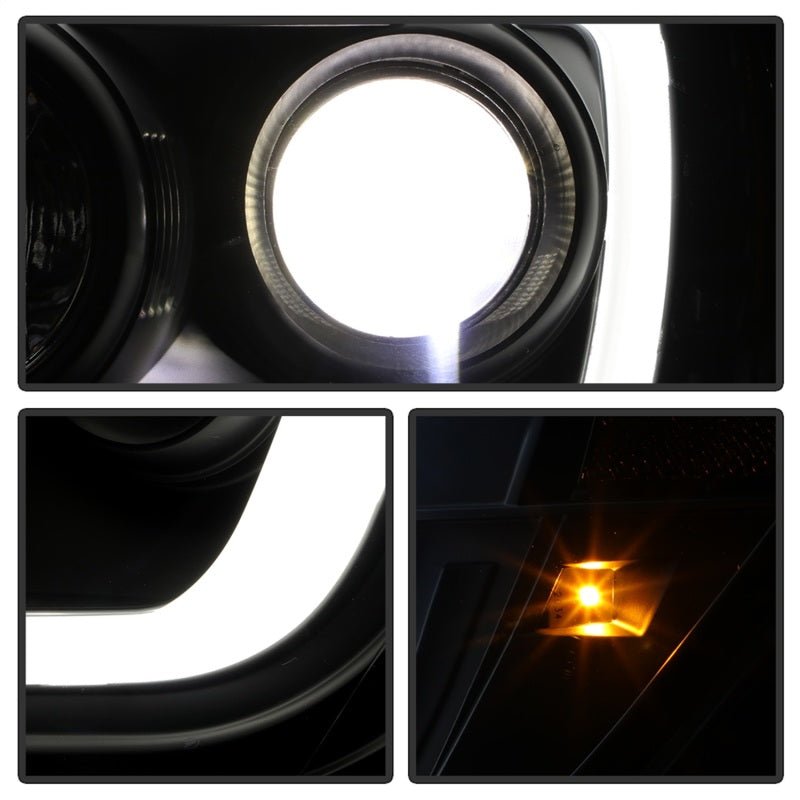 Spyder [05 - 11 Tacoma] V2 High - Power LED Headlights Black - JDMuscleHeadlightsspy5088185