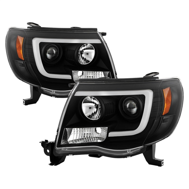 Spyder [05 - 11 Tacoma] V2 High - Power LED Headlights Black - JDMuscleHeadlightsspy5088185
