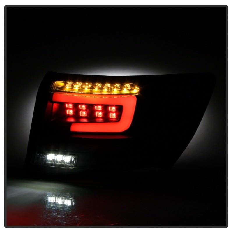 Spyder 08 - 11 Subaru Impreza WRX 4DR LED Tail Lights - Black ALT - YD - SI084D - LED - BK - JDMuscleNon - Categorizedspy5087966
