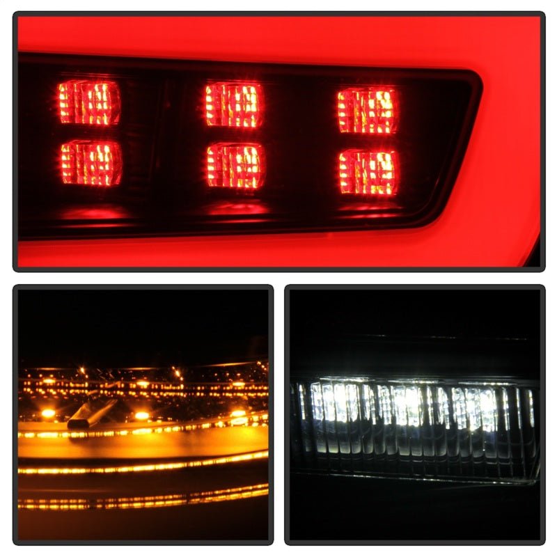 Spyder 08 - 11 Subaru Impreza WRX 4DR LED Tail Lights - Black Smoke ALT - YD - SI084D - LED - BSM - JDMuscleNon - Categorizedspy5087980