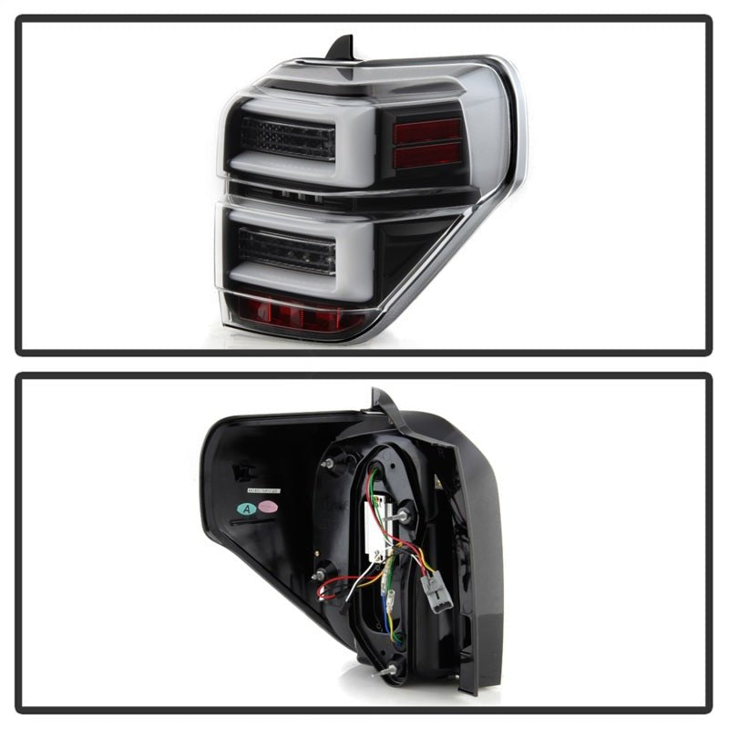 Spyder 10 - 14 LED Tail Lights Sequential Turn Signal Black ALT - YD - T4R10 - SEQ - BK Toyota 4Runner 2010 - 2014 | 5087812 - JDMuscleTail Lightsspy5087812