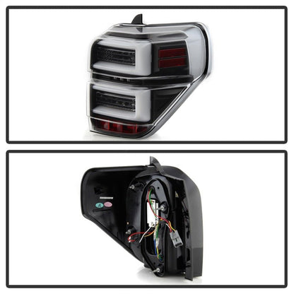 Spyder 10 - 14 LED Tail Lights Sequential Turn Signal Black ALT - YD - T4R10 - SEQ - BK Toyota 4Runner 2010 - 2014 | 5087812 - JDMuscleTail Lightsspy5087812