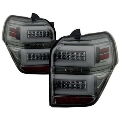 Spyder 10 - 14 LED Tail Lights Sequential Turn Signal Smoke ALT - YD - T4R10 - SEQ - SM Toyota 4Runner 2010 - 2014 | 5087829 - JDMuscleTail Lightsspy5087829
