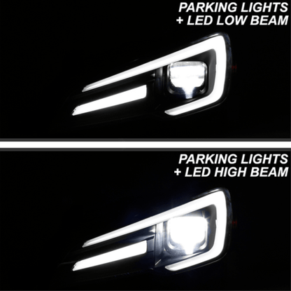 Spyder [15-21 WRX Limited, 18-21 STI] Apex Series Sequential LED Headlights PRO-YD-SWRX15LEDAP-SBSEQ-BK - JDMuscleHeadlightsspy5088109