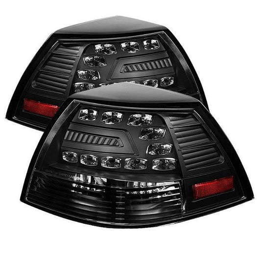 Spyder LED Tail Lights Black Pontiac G8 2008-2009-spy5008565-spy5008565-Tail Lights-Spyder-JDMuscle