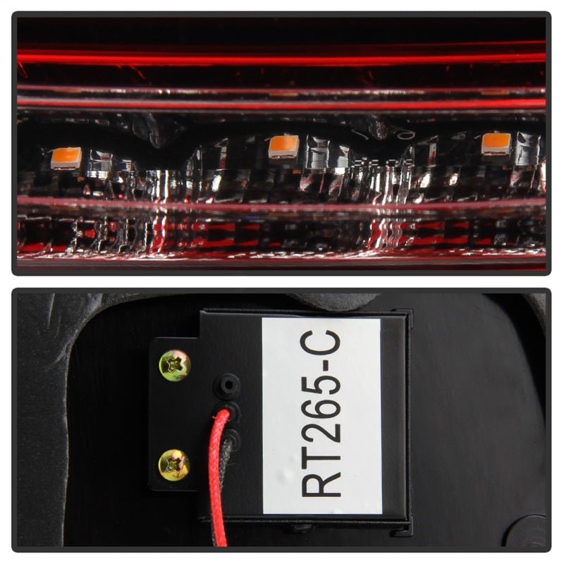 Spyder LED Tail Lights Red Clear Subaru Impreza WRX 4DR 2008 - 2011 | 5087973 - JDMuscleTail Lightsspy5087973