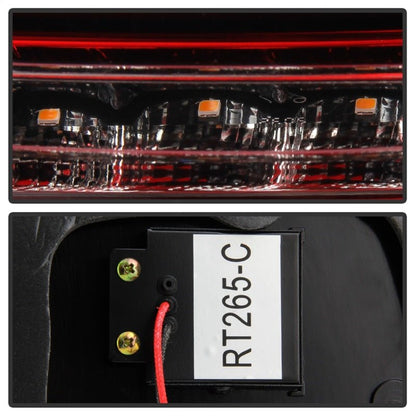 Spyder LED Tail Lights Red Clear Subaru Impreza WRX 4DR 2008 - 2011 | 5087973 - JDMuscleTail Lightsspy5087973