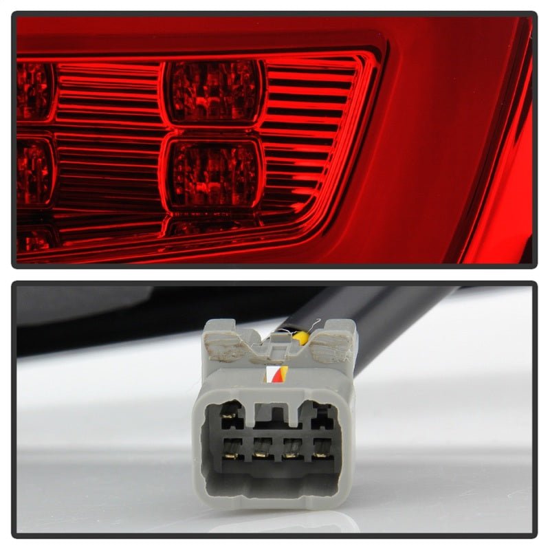 Spyder LED Tail Lights Red Clear Subaru Impreza WRX 4DR 2008 - 2011 | 5087973 - JDMuscleTail Lightsspy5087973
