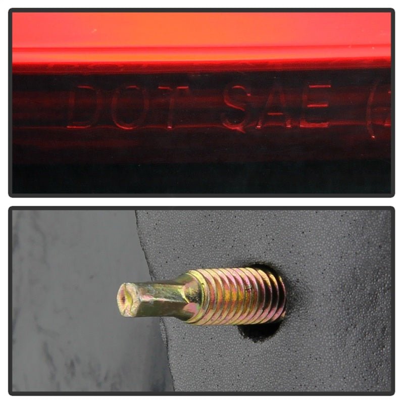 Spyder LED Tail Lights Red Clear Subaru Impreza WRX 4DR 2008 - 2011 | 5087973 - JDMuscleTail Lightsspy5087973