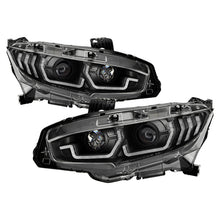Spyder Projector Headlights Black Honda Civic 2DR / 4DR / Hatchback 2016 - 2020 | 5087867 - JDMuscleHeadlight Projectorsspy5087867
