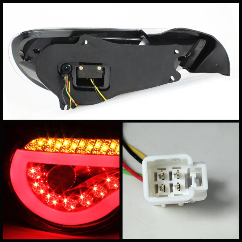 Spyder Scion FRS 12 - 14/Subaru BRZ 12 - 14 Light Bar LED Tail Lights Smoke ALT - YD - SFRS12 - LBLED - SM - JDMuscleNon - Categorizedspy5072016